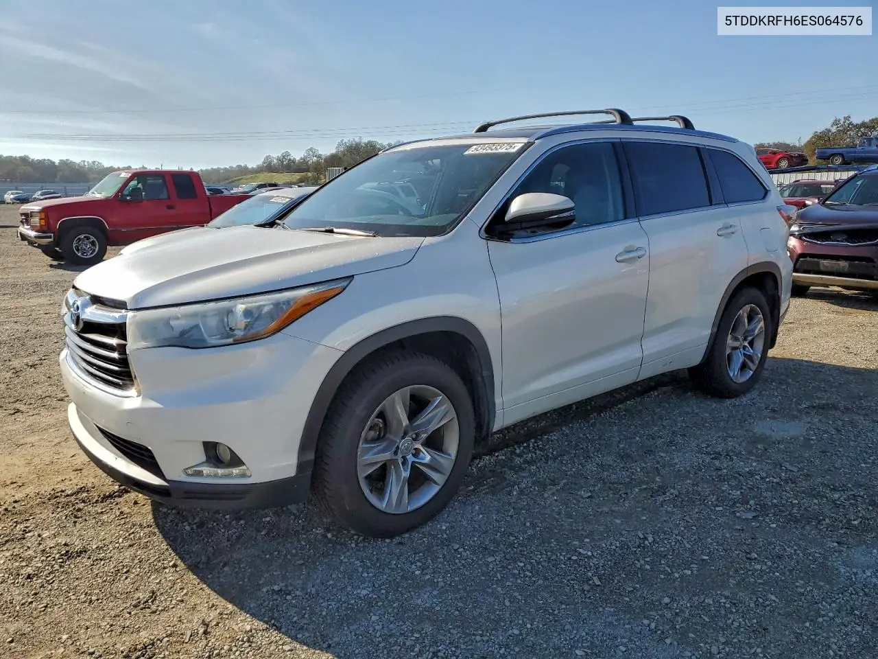 5TDDKRFH6ES064576 2014 Toyota Highlander Limited