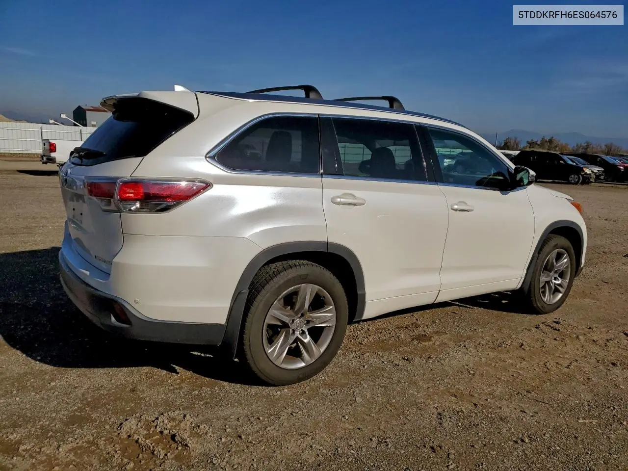 5TDDKRFH6ES064576 2014 Toyota Highlander Limited
