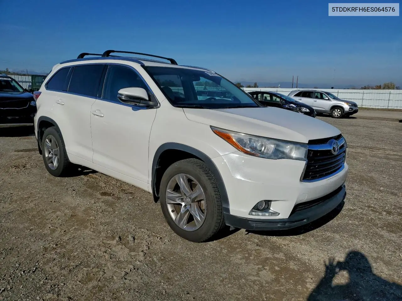 5TDDKRFH6ES064576 2014 Toyota Highlander Limited