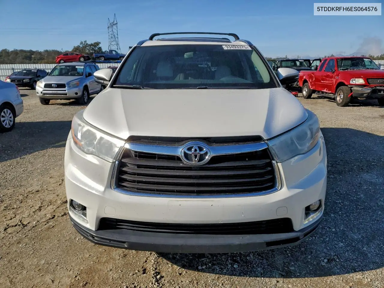 5TDDKRFH6ES064576 2014 Toyota Highlander Limited