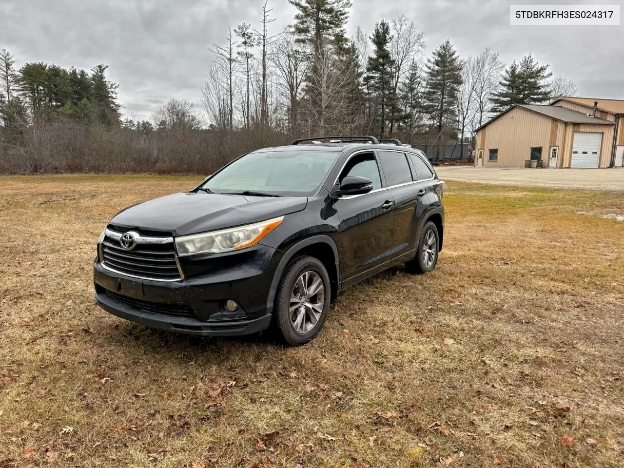 5TDBKRFH3ES024317 2014 Toyota Highlander Le