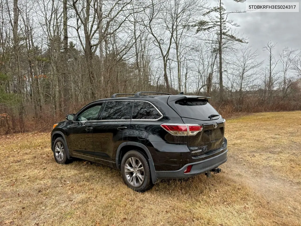 5TDBKRFH3ES024317 2014 Toyota Highlander Le