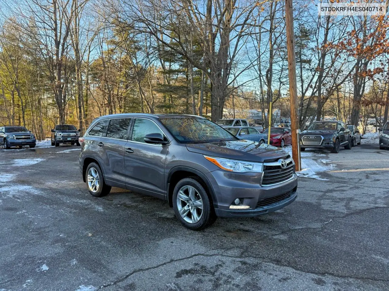 5TDDKRFH4ES040714 2014 Toyota Highlander Limited