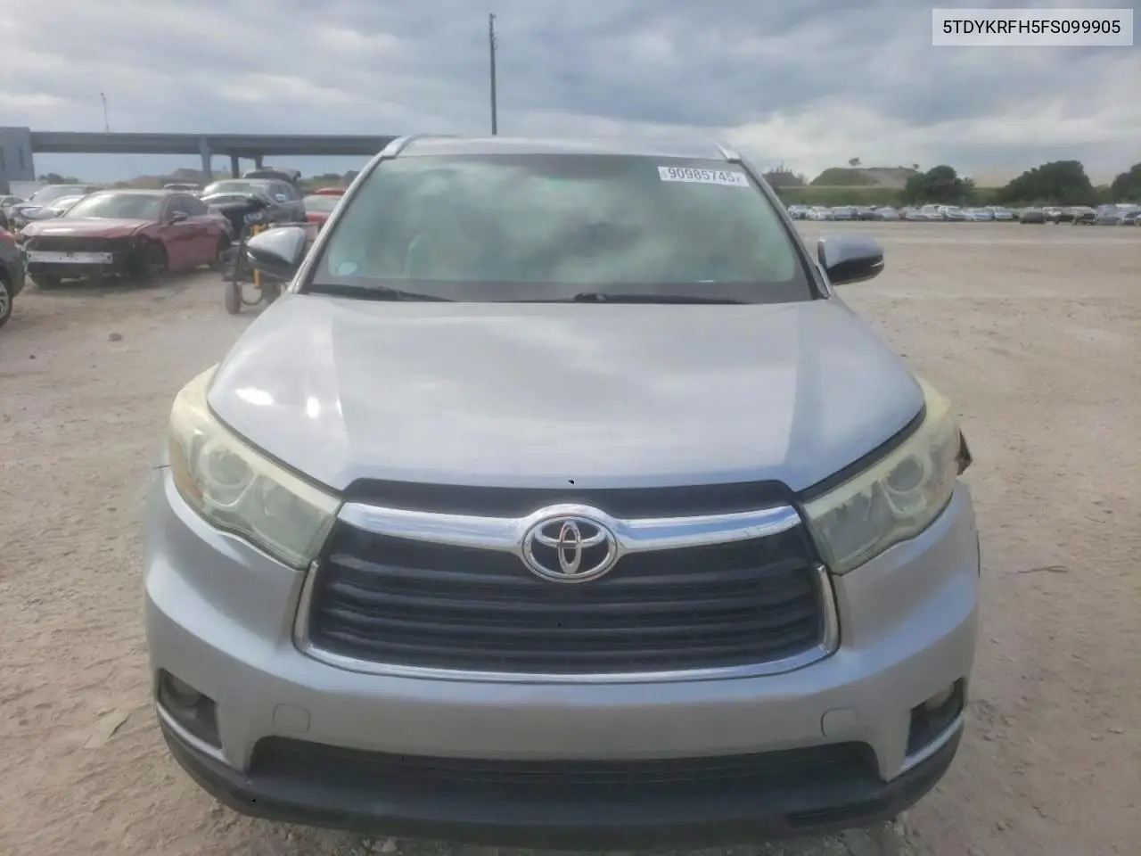 5TDYKRFH5FS099905 2015 Toyota Highlander Limited