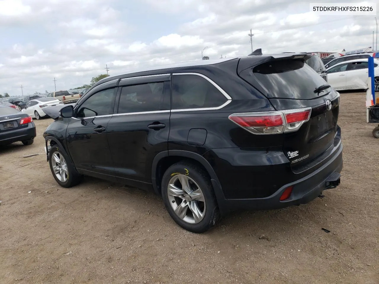 5TDDKRFHXFS215226 2015 Toyota Highlander Limited