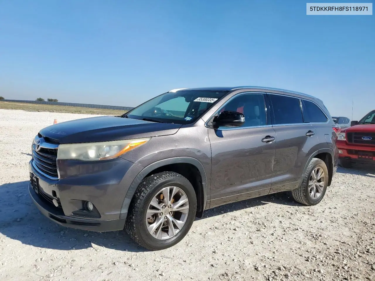 5TDKKRFH8FS118971 2015 Toyota Highlander Xle
