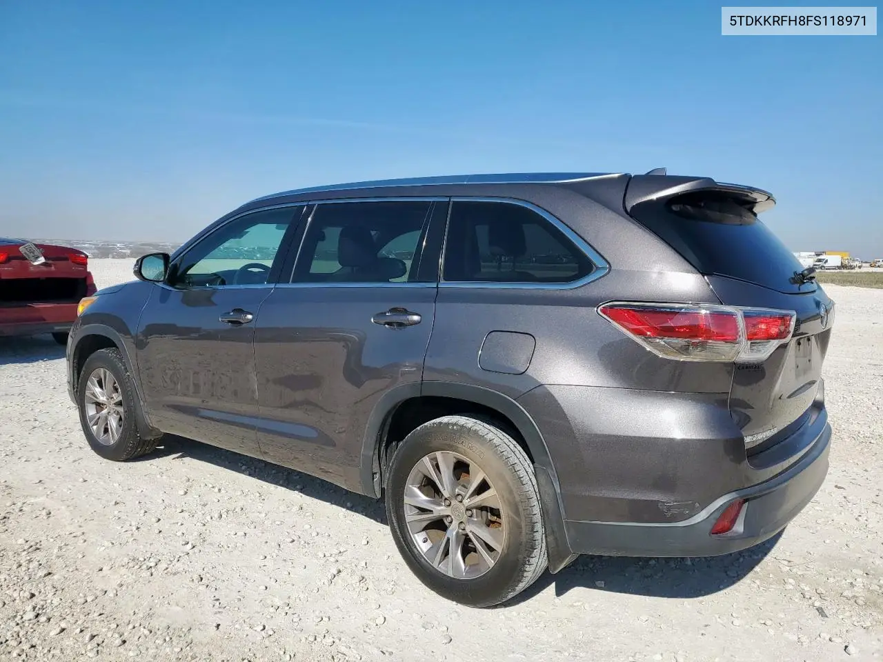5TDKKRFH8FS118971 2015 Toyota Highlander Xle