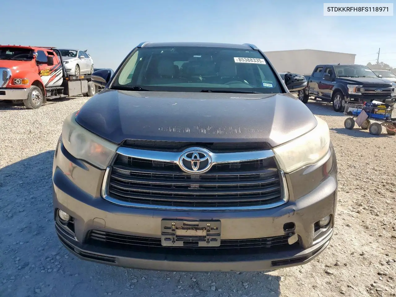 5TDKKRFH8FS118971 2015 Toyota Highlander Xle