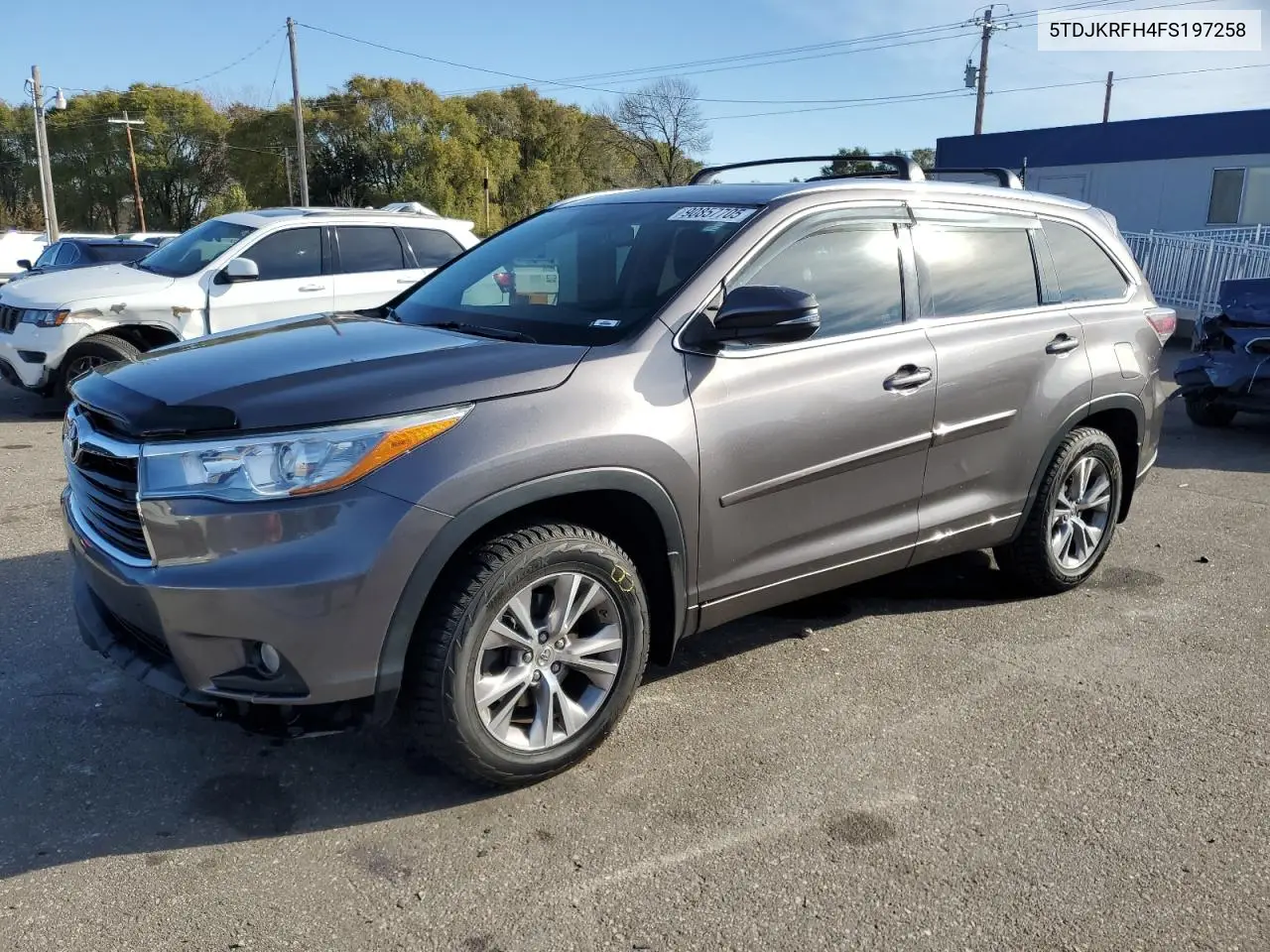 5TDJKRFH4FS197258 2015 Toyota Highlander Xle