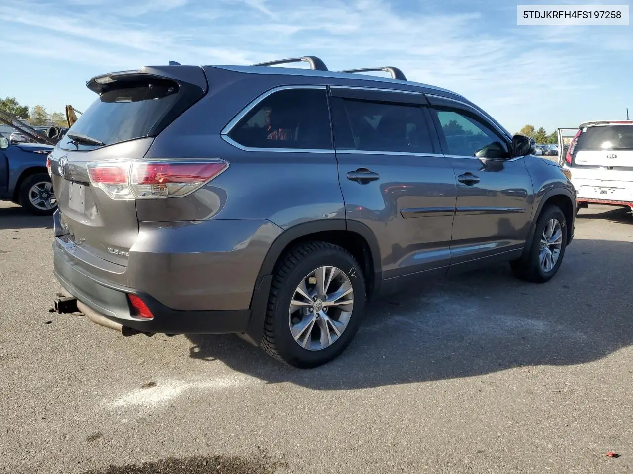 5TDJKRFH4FS197258 2015 Toyota Highlander Xle