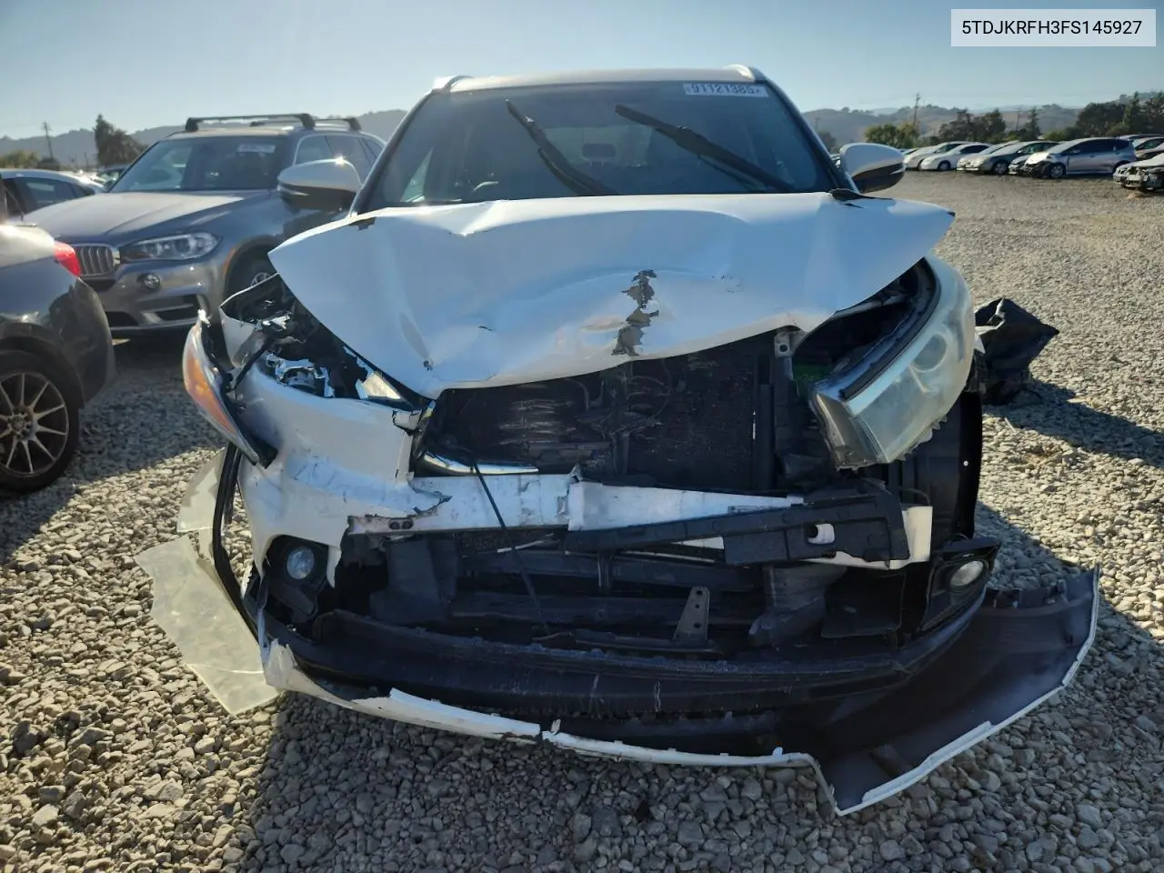 5TDJKRFH3FS145927 2015 Toyota Highlander Xle