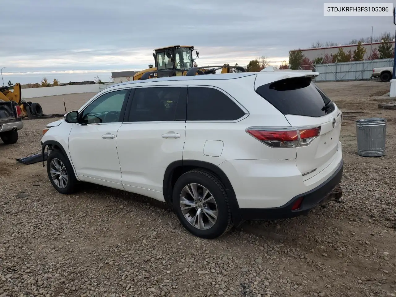 5TDJKRFH3FS105086 2015 Toyota Highlander Xle
