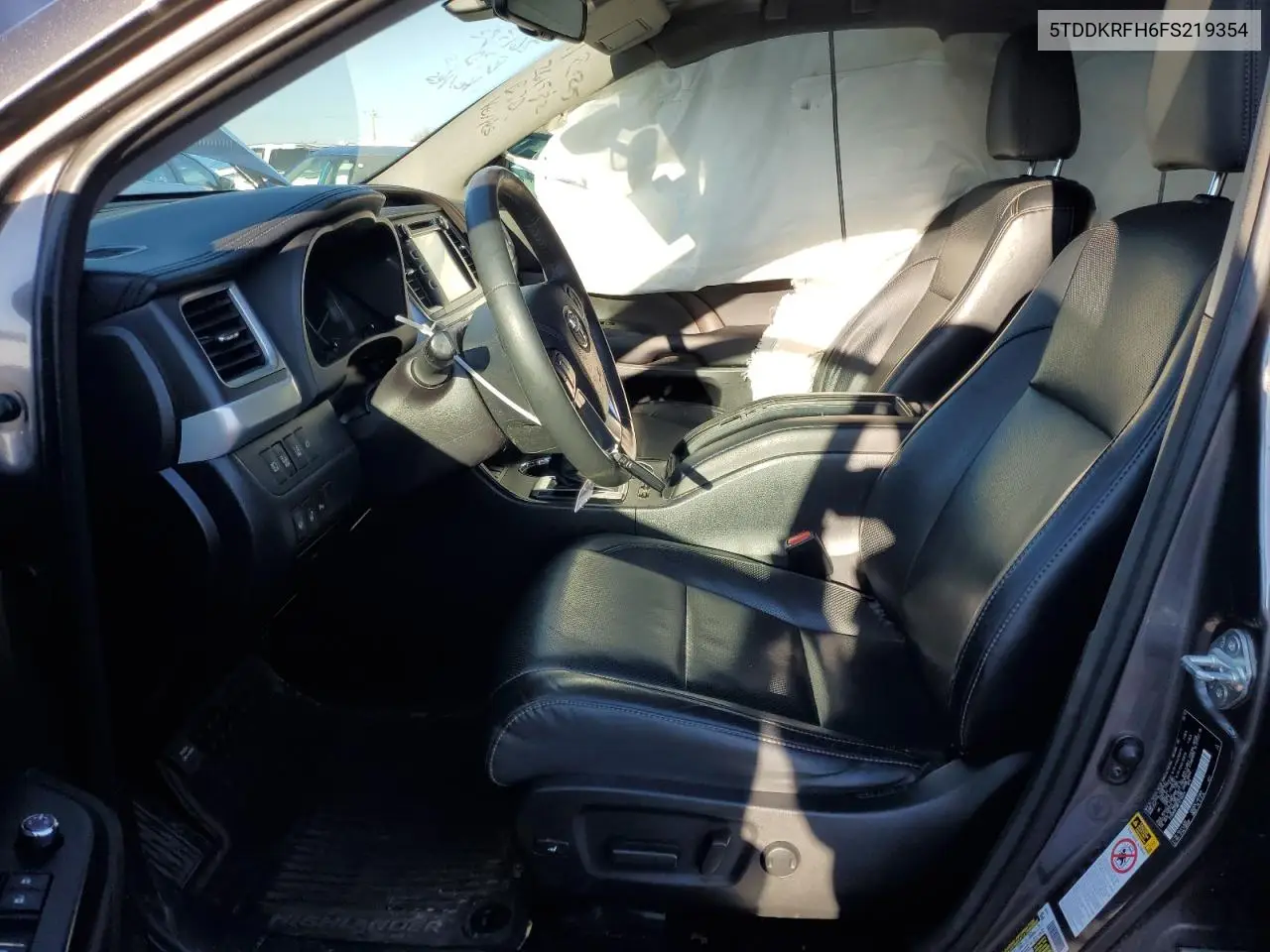 5TDDKRFH6FS219354 2015 Toyota Highlander Limited