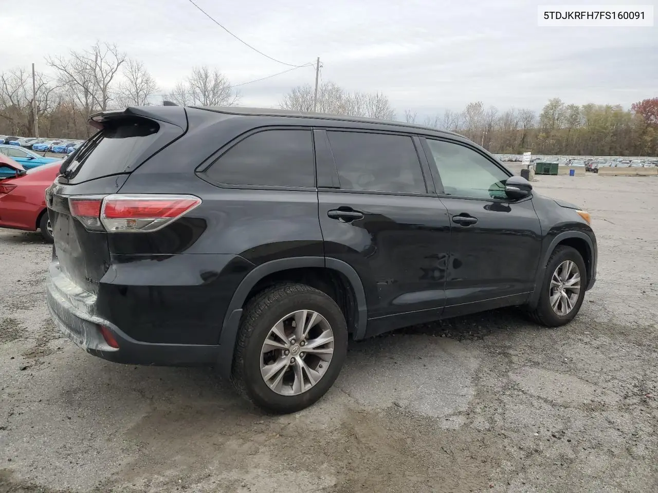 5TDJKRFH7FS160091 2015 Toyota Highlander Xle