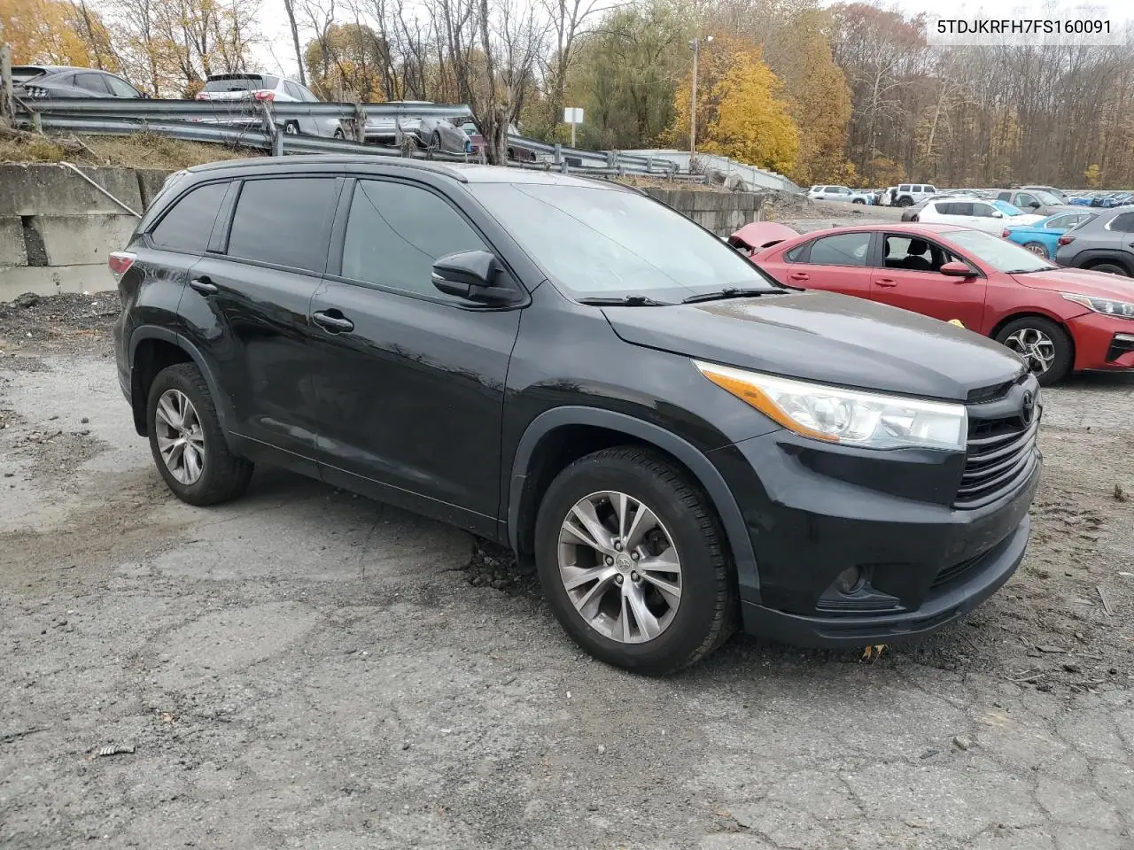5TDJKRFH7FS160091 2015 Toyota Highlander Xle