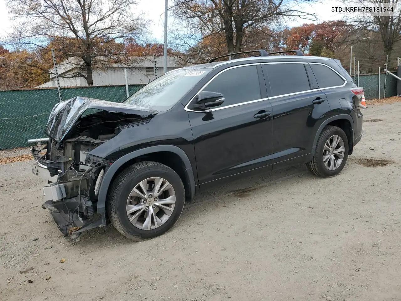 5TDJKRFH7FS181944 2015 Toyota Highlander Xle