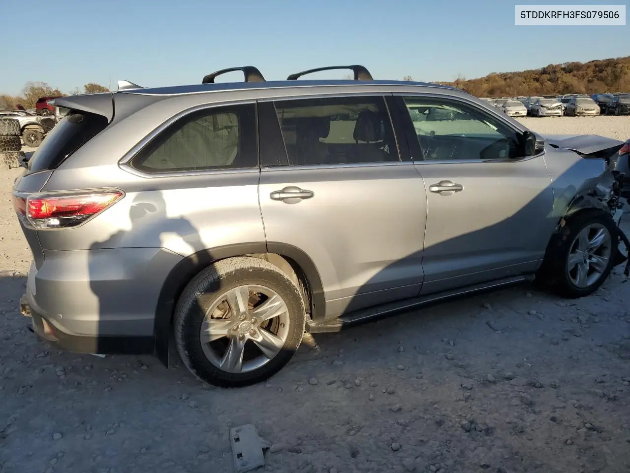 5TDDKRFH3FS079506 2015 Toyota Highlander Limited