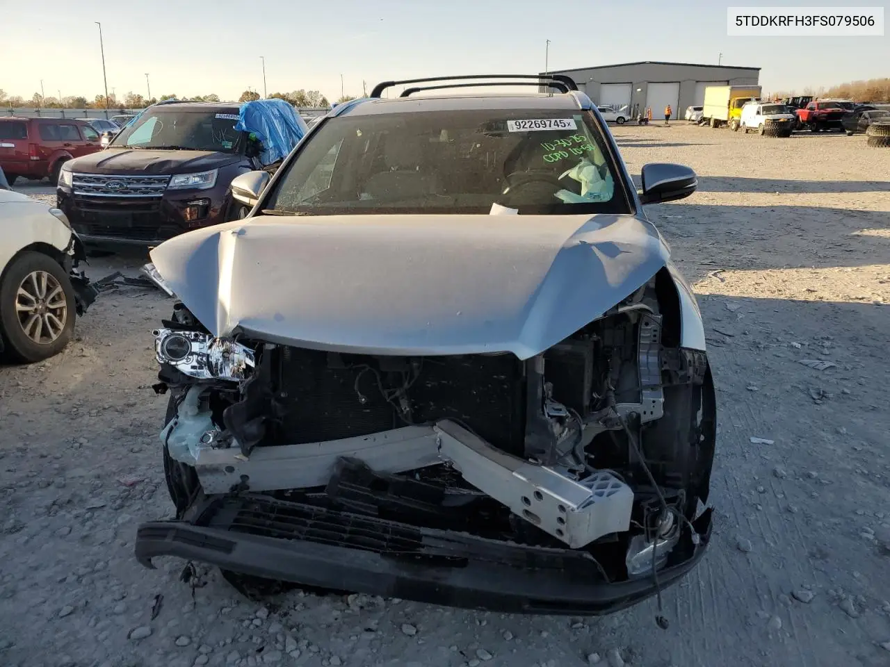5TDDKRFH3FS079506 2015 Toyota Highlander Limited