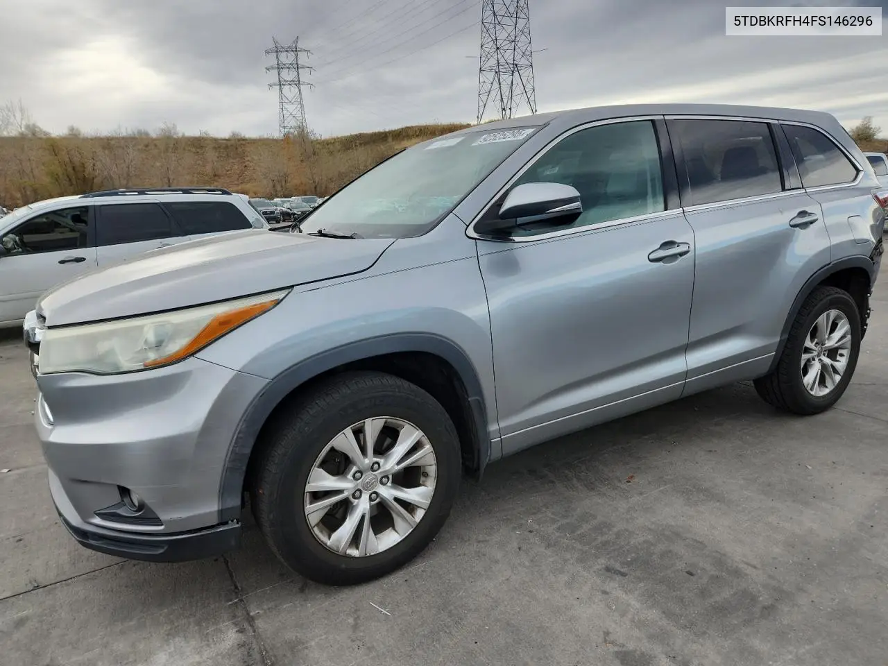 5TDBKRFH4FS146296 2015 Toyota Highlander Le