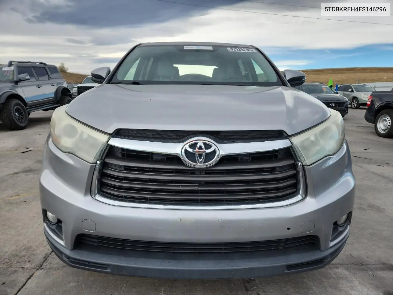 5TDBKRFH4FS146296 2015 Toyota Highlander Le