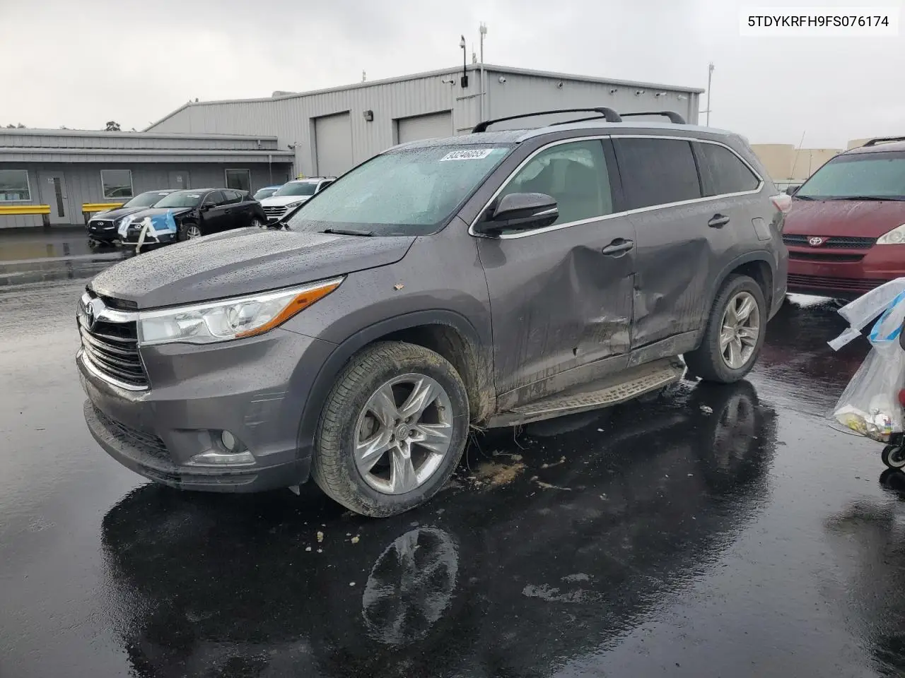 5TDYKRFH9FS076174 2015 Toyota Highlander Limited