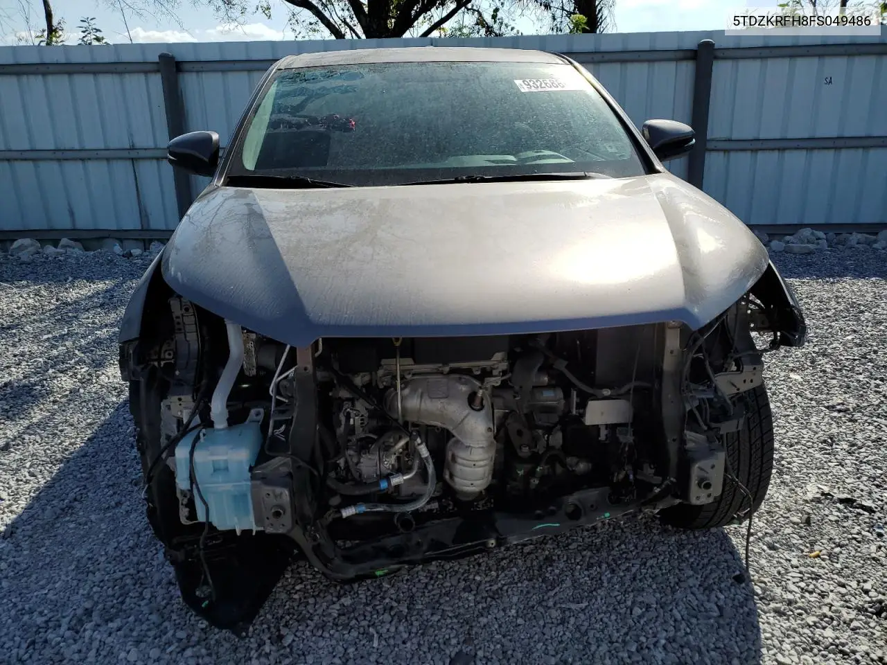 5TDZKRFH8FS049486 2015 Toyota Highlander Le