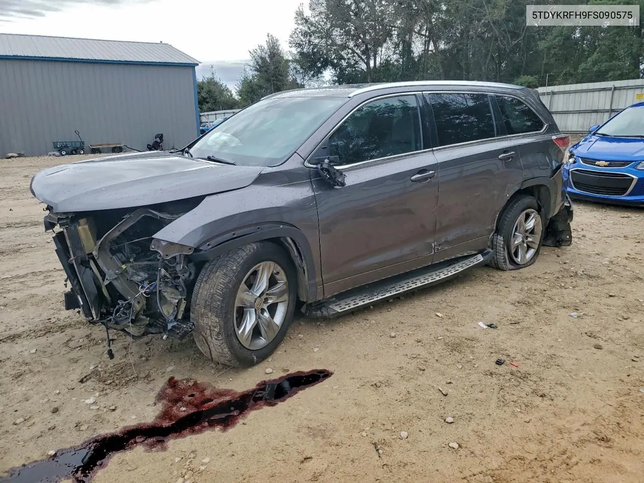 5TDYKRFH9FS090575 2015 Toyota Highlander Limited