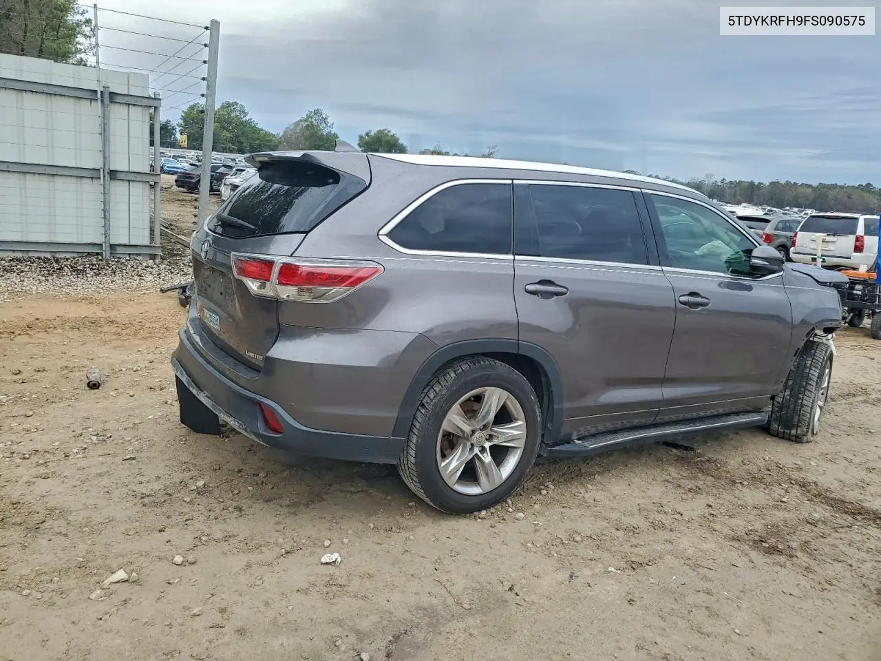 5TDYKRFH9FS090575 2015 Toyota Highlander Limited