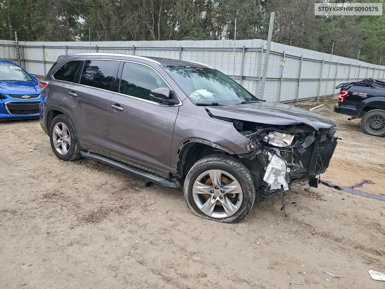 5TDYKRFH9FS090575 2015 Toyota Highlander Limited