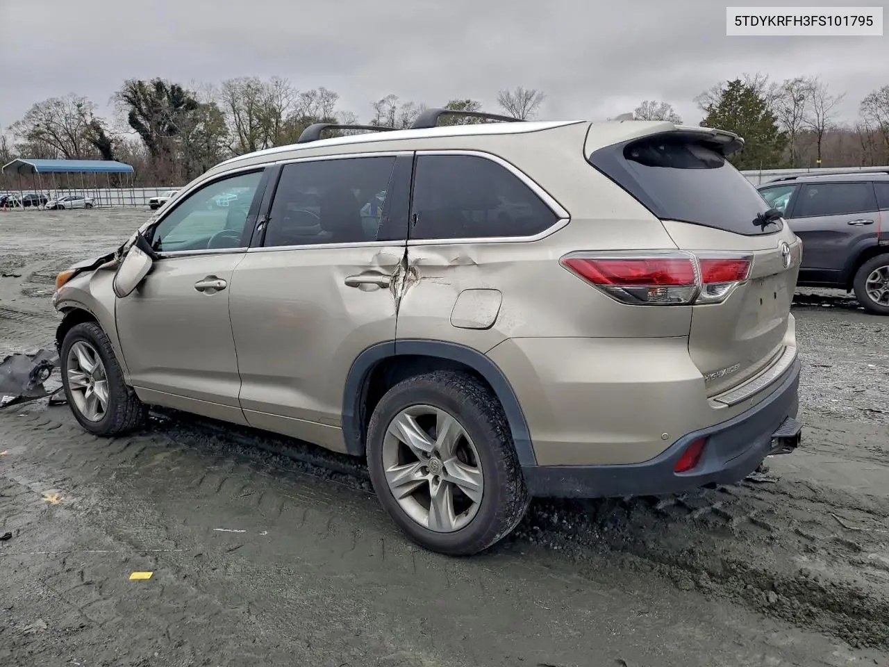 5TDYKRFH3FS101795 2015 Toyota Highlander Limited