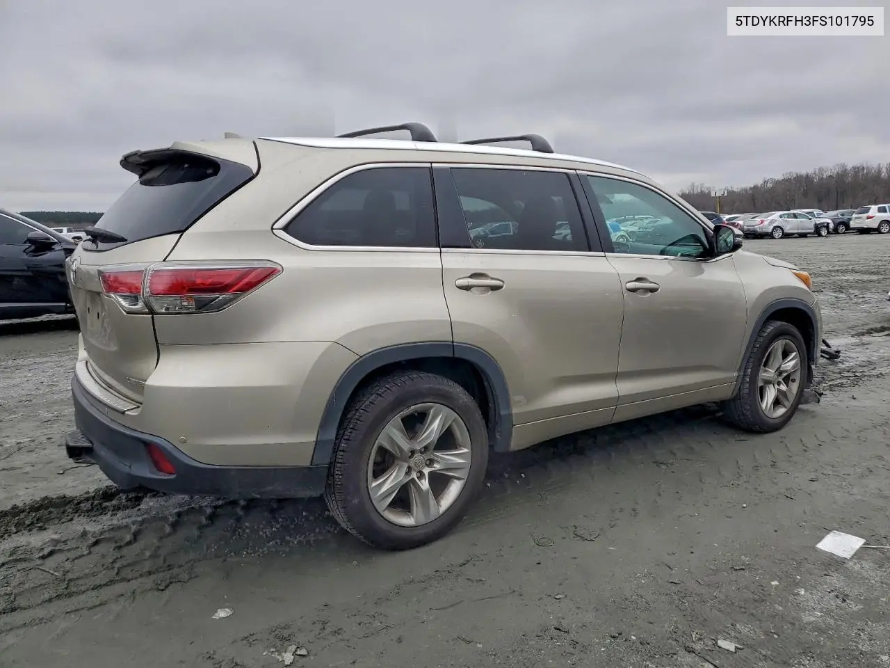 5TDYKRFH3FS101795 2015 Toyota Highlander Limited