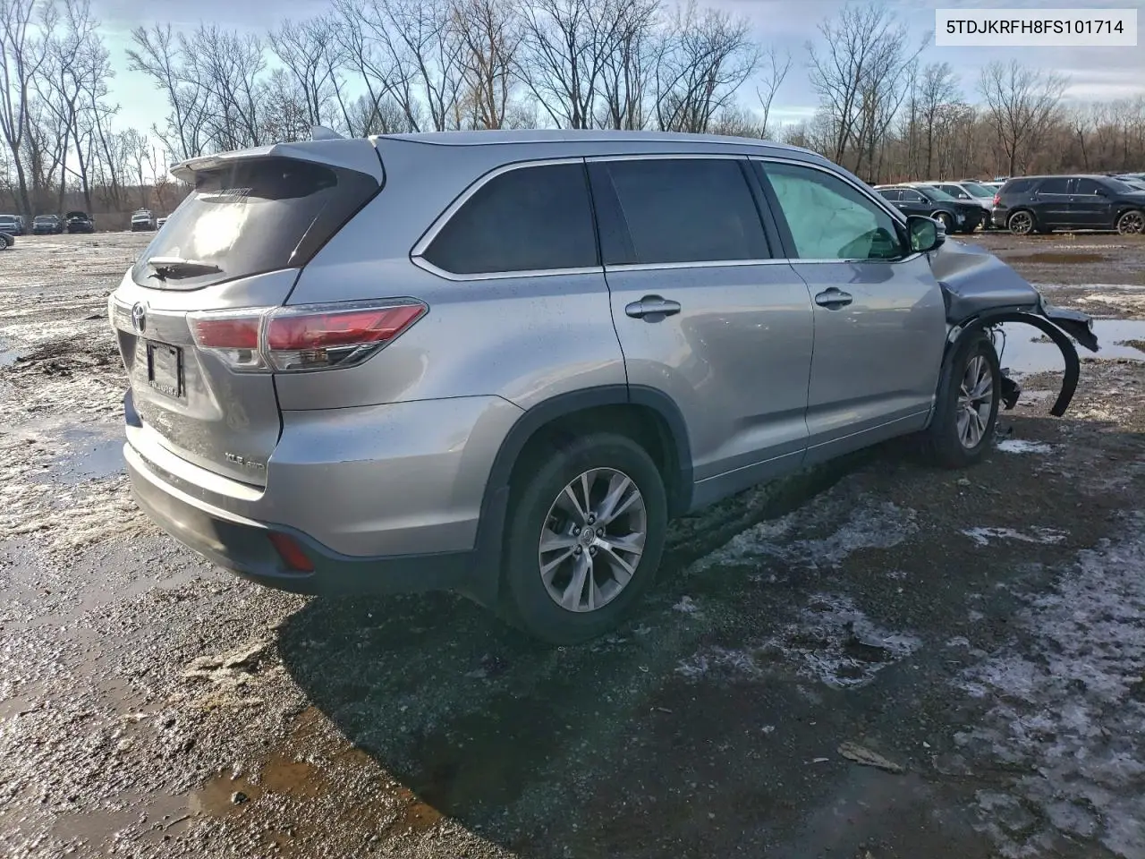 5TDJKRFH8FS101714 2015 Toyota Highlander Xle