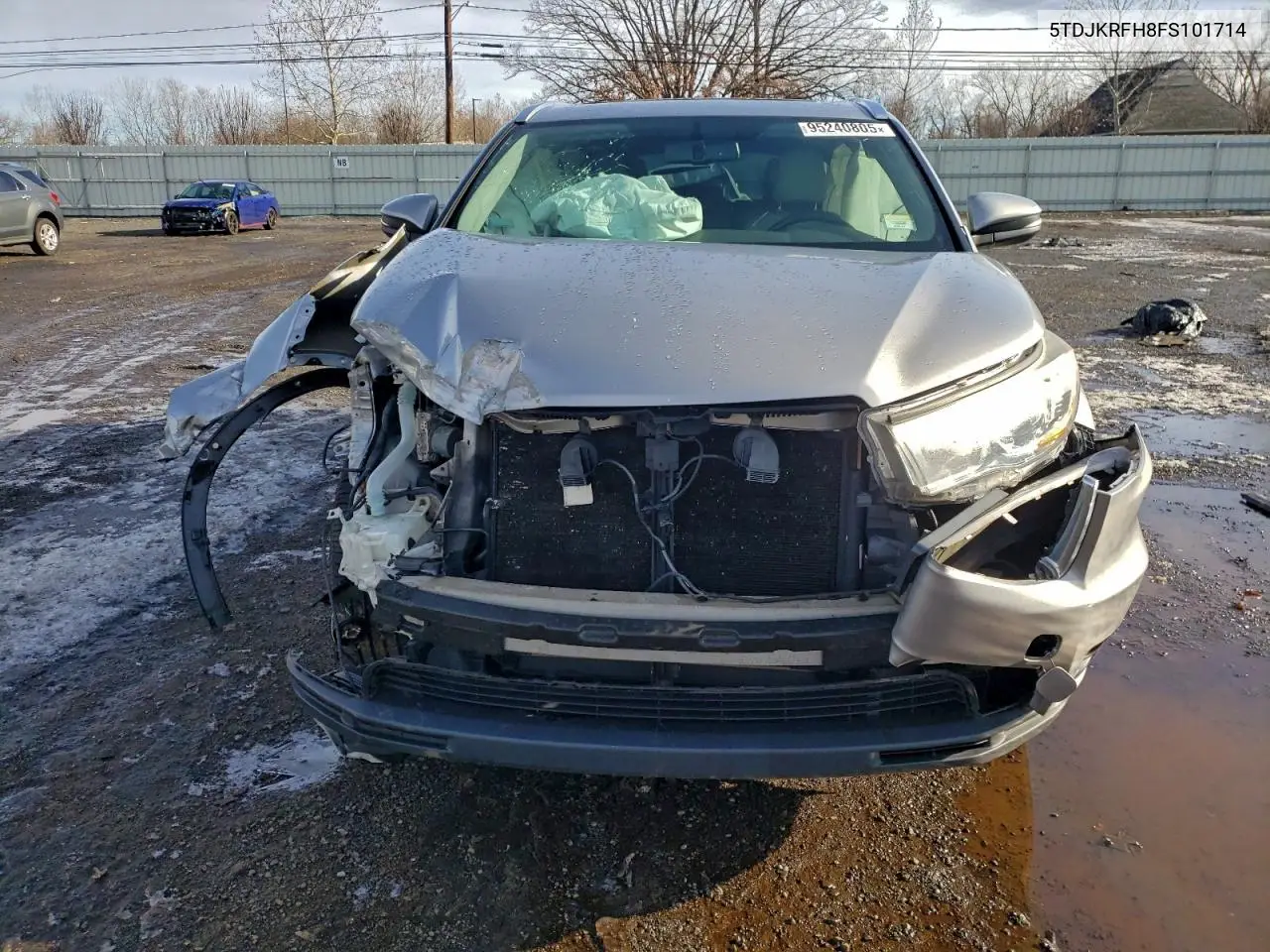 5TDJKRFH8FS101714 2015 Toyota Highlander Xle