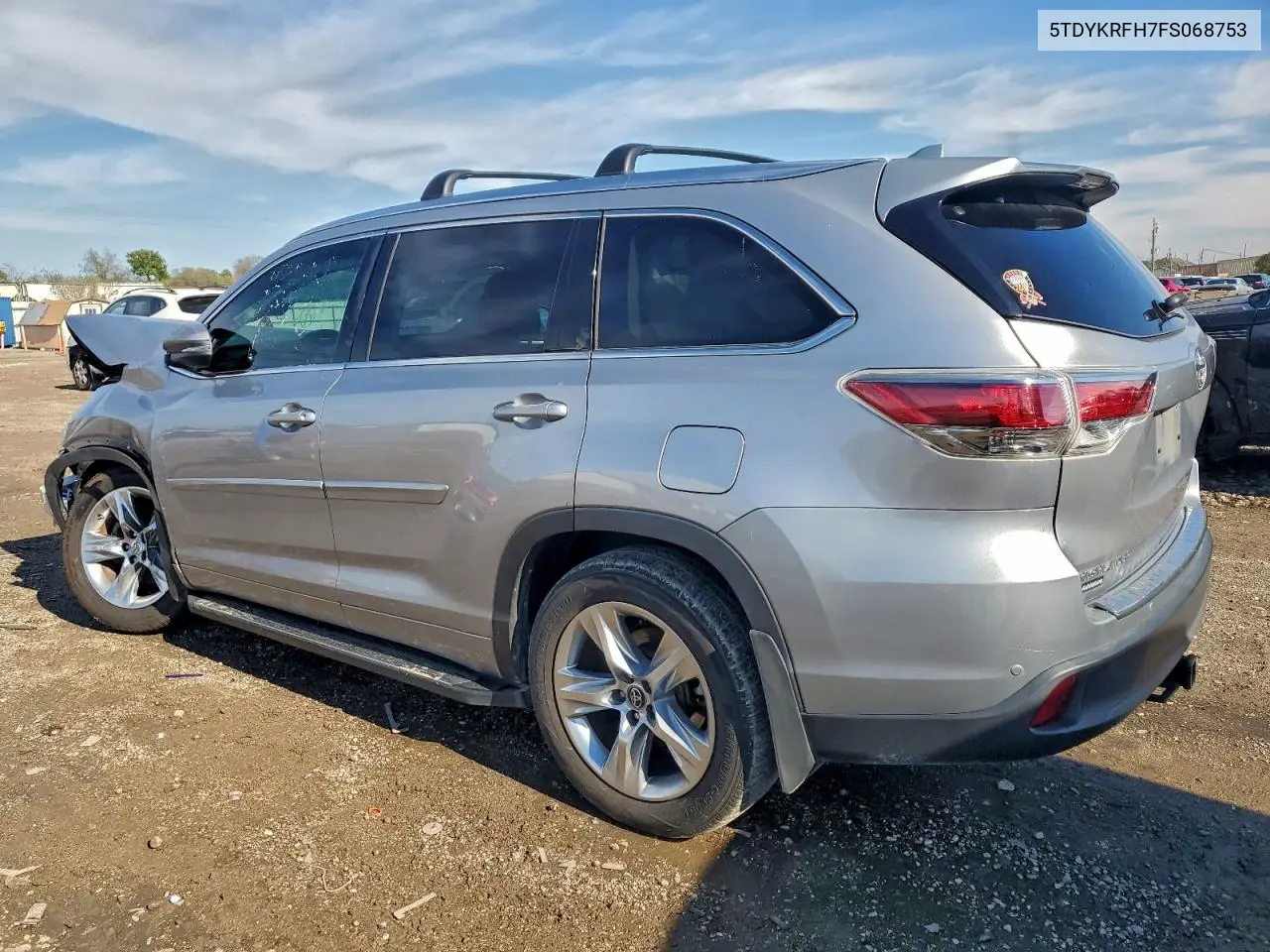 5TDYKRFH7FS068753 2015 Toyota Highlander Limited