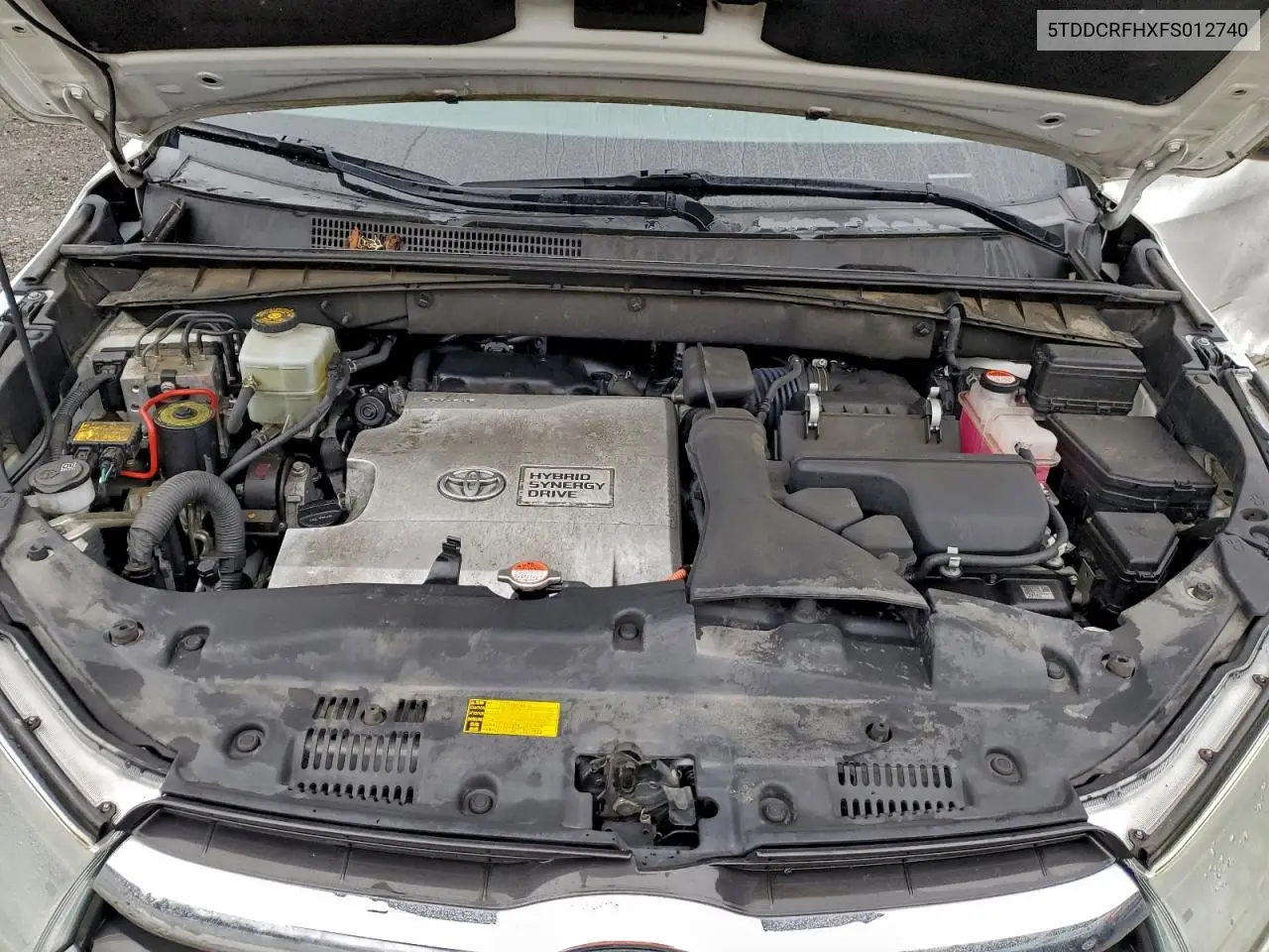 5TDDCRFHXFS012740 2015 Toyota Highlander Hybrid Limited