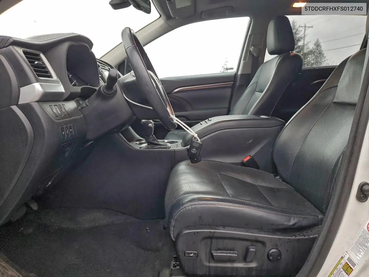 5TDDCRFHXFS012740 2015 Toyota Highlander Hybrid Limited