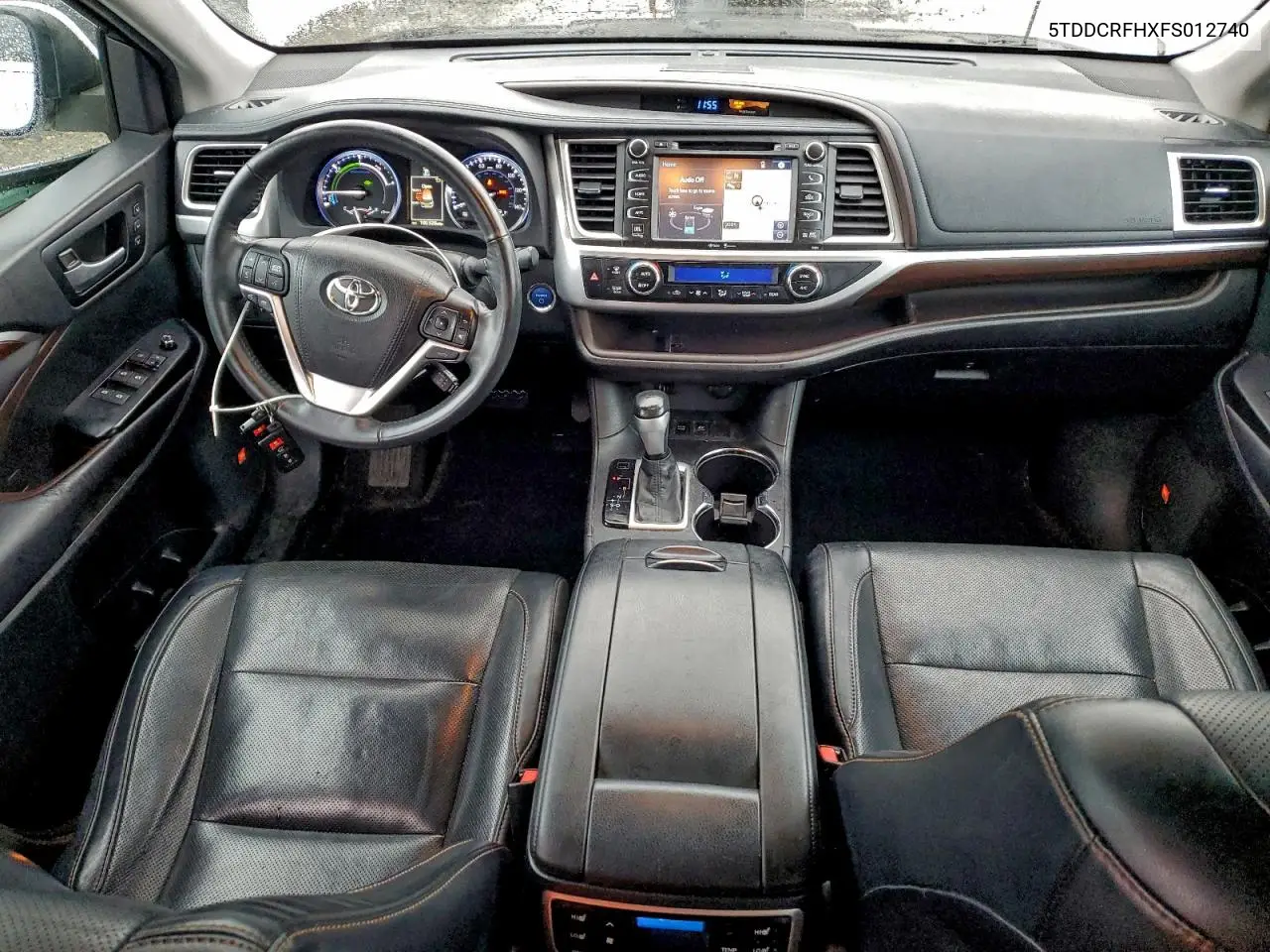 5TDDCRFHXFS012740 2015 Toyota Highlander Hybrid Limited