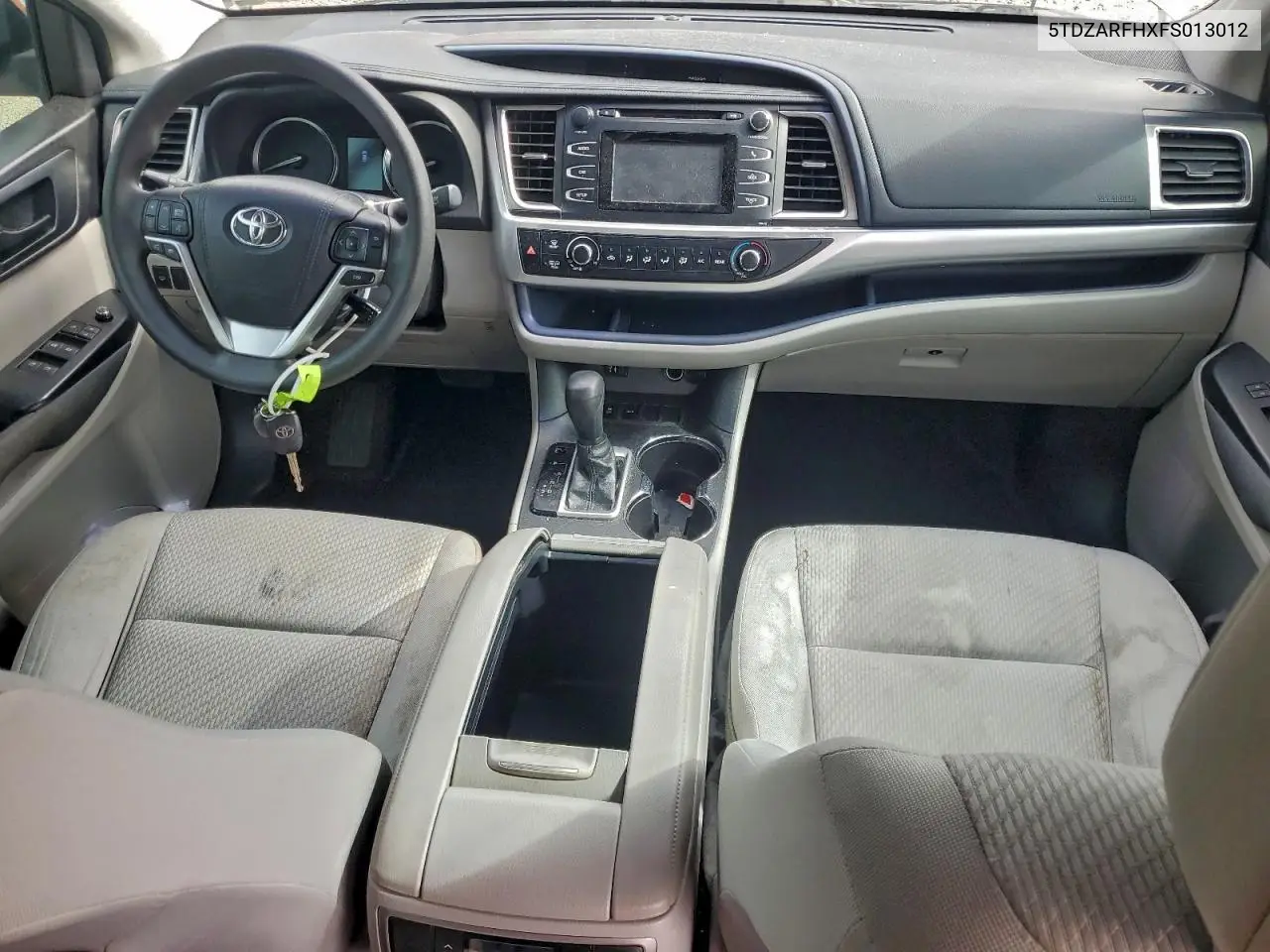 5TDZARFHXFS013012 2015 Toyota Highlander Le