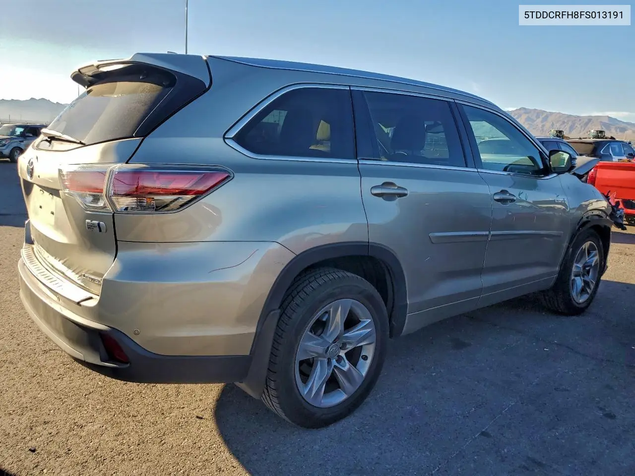 5TDDCRFH8FS013191 2015 Toyota Highlander Hybrid Limited
