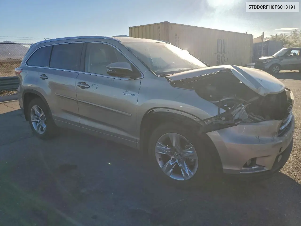 5TDDCRFH8FS013191 2015 Toyota Highlander Hybrid Limited