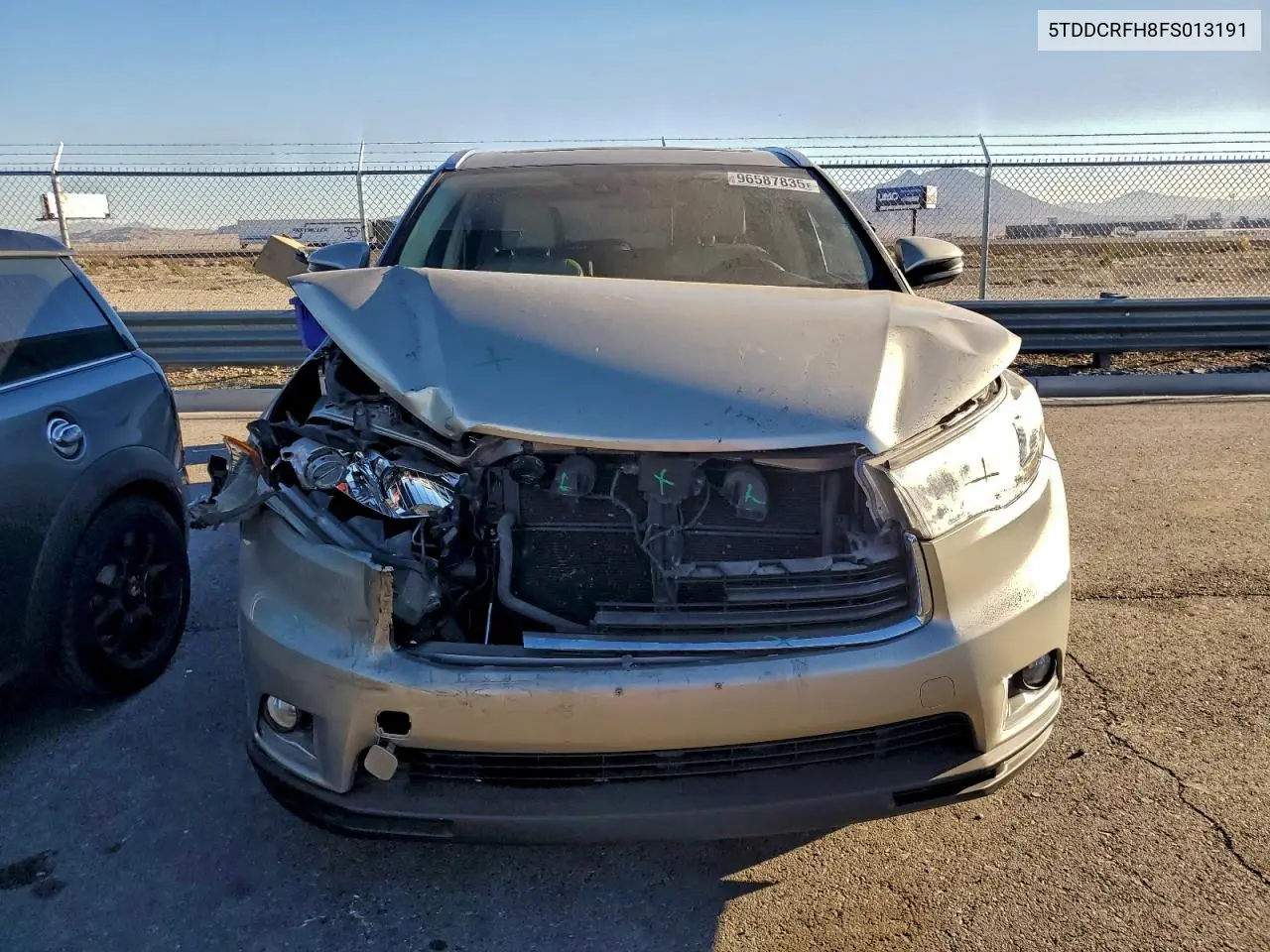 5TDDCRFH8FS013191 2015 Toyota Highlander Hybrid Limited
