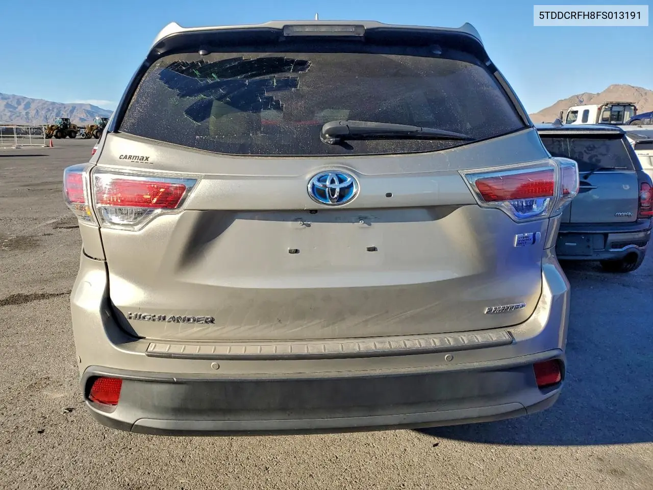 5TDDCRFH8FS013191 2015 Toyota Highlander Hybrid Limited