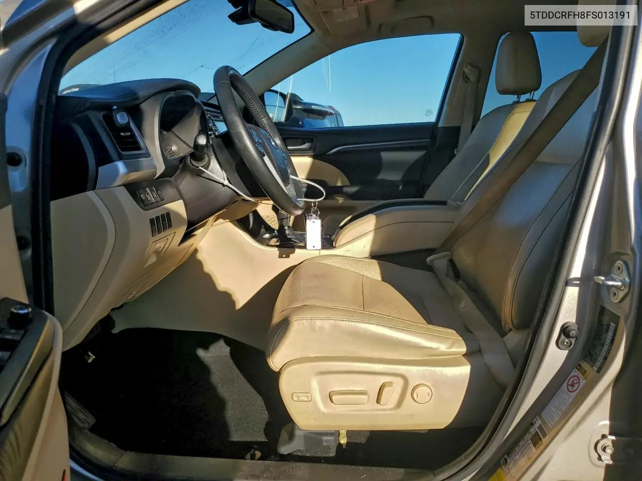 5TDDCRFH8FS013191 2015 Toyota Highlander Hybrid Limited