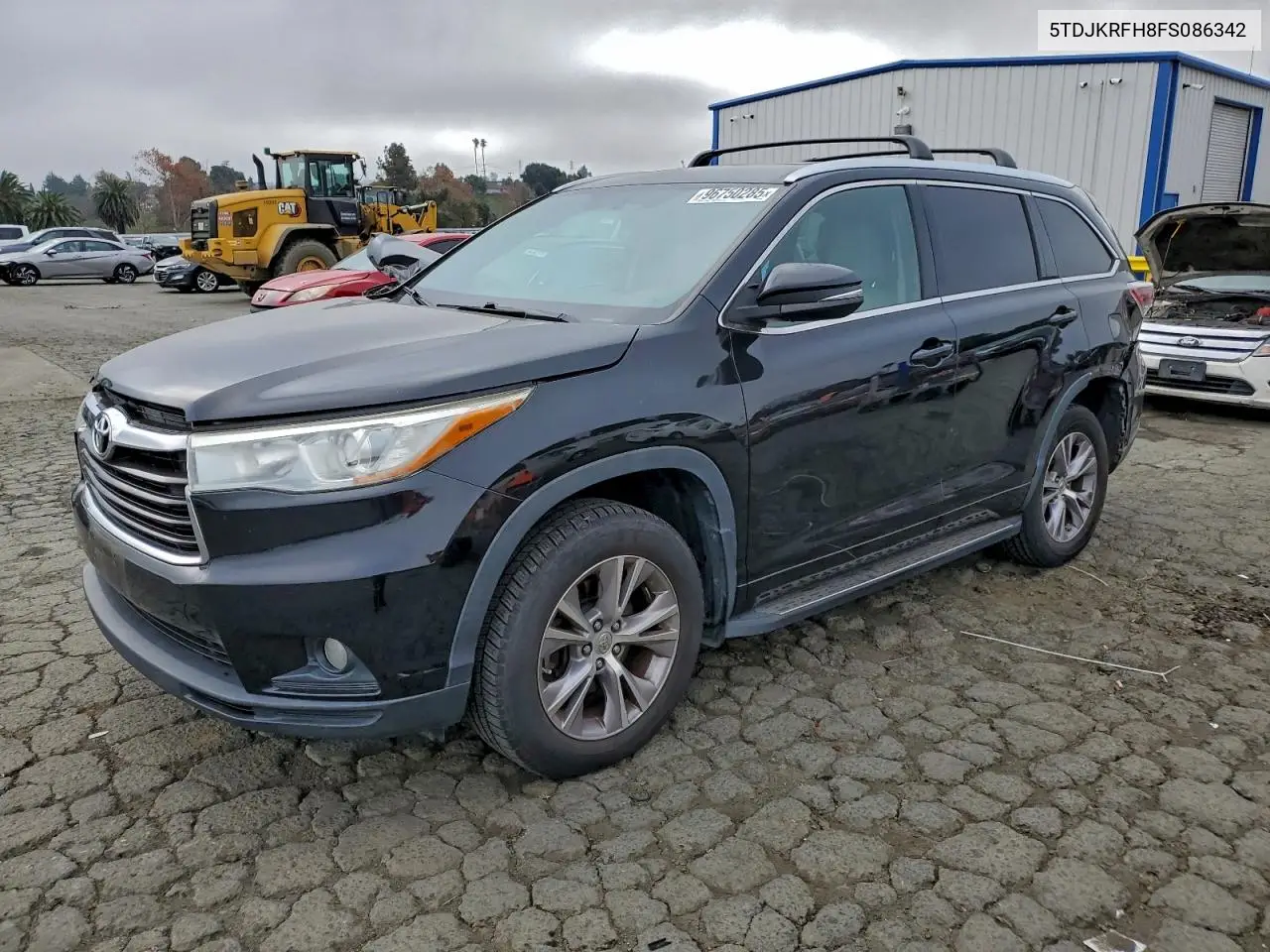 5TDJKRFH8FS086342 2015 Toyota Highlander Xle