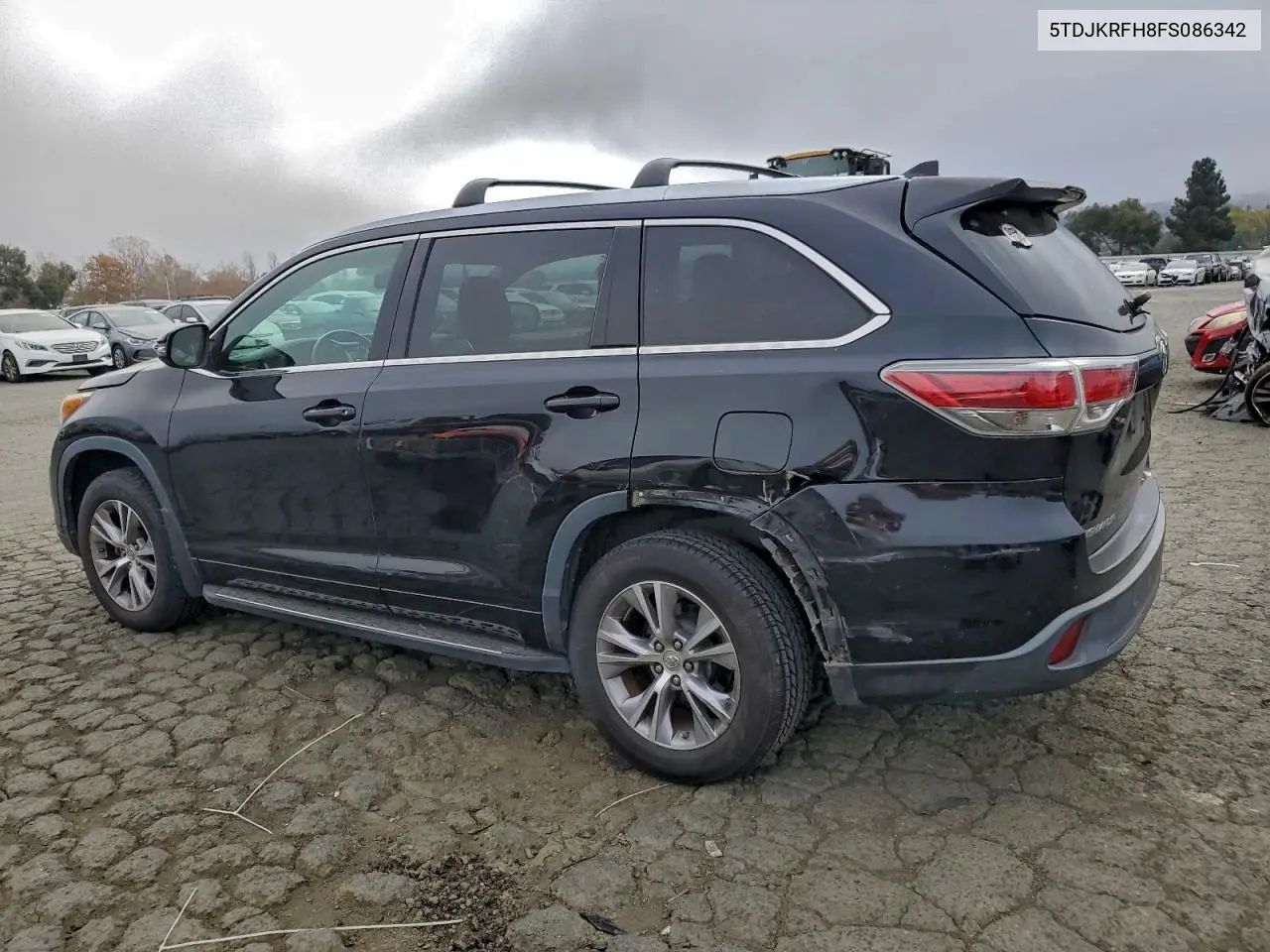 5TDJKRFH8FS086342 2015 Toyota Highlander Xle