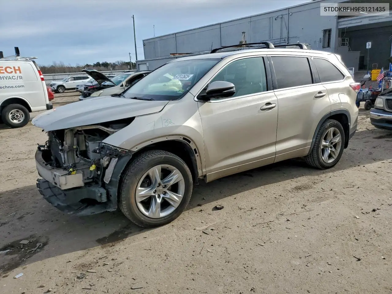5TDDKRFH9FS121435 2015 Toyota Highlander Limited