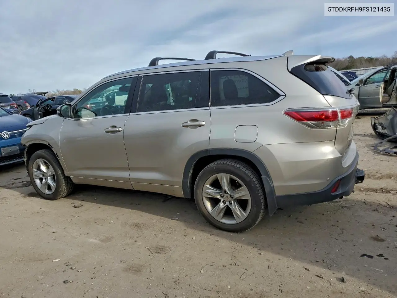 5TDDKRFH9FS121435 2015 Toyota Highlander Limited