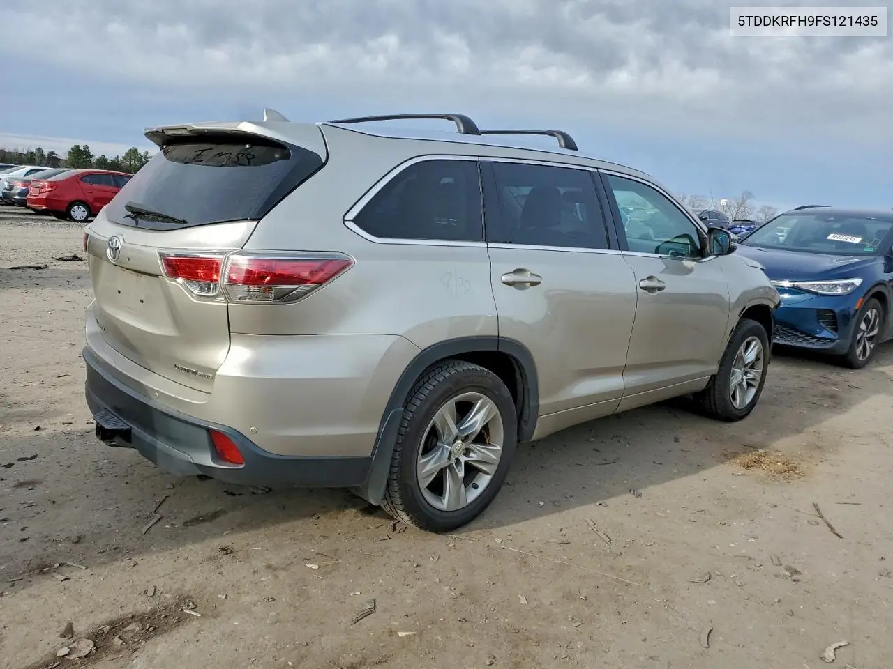 5TDDKRFH9FS121435 2015 Toyota Highlander Limited
