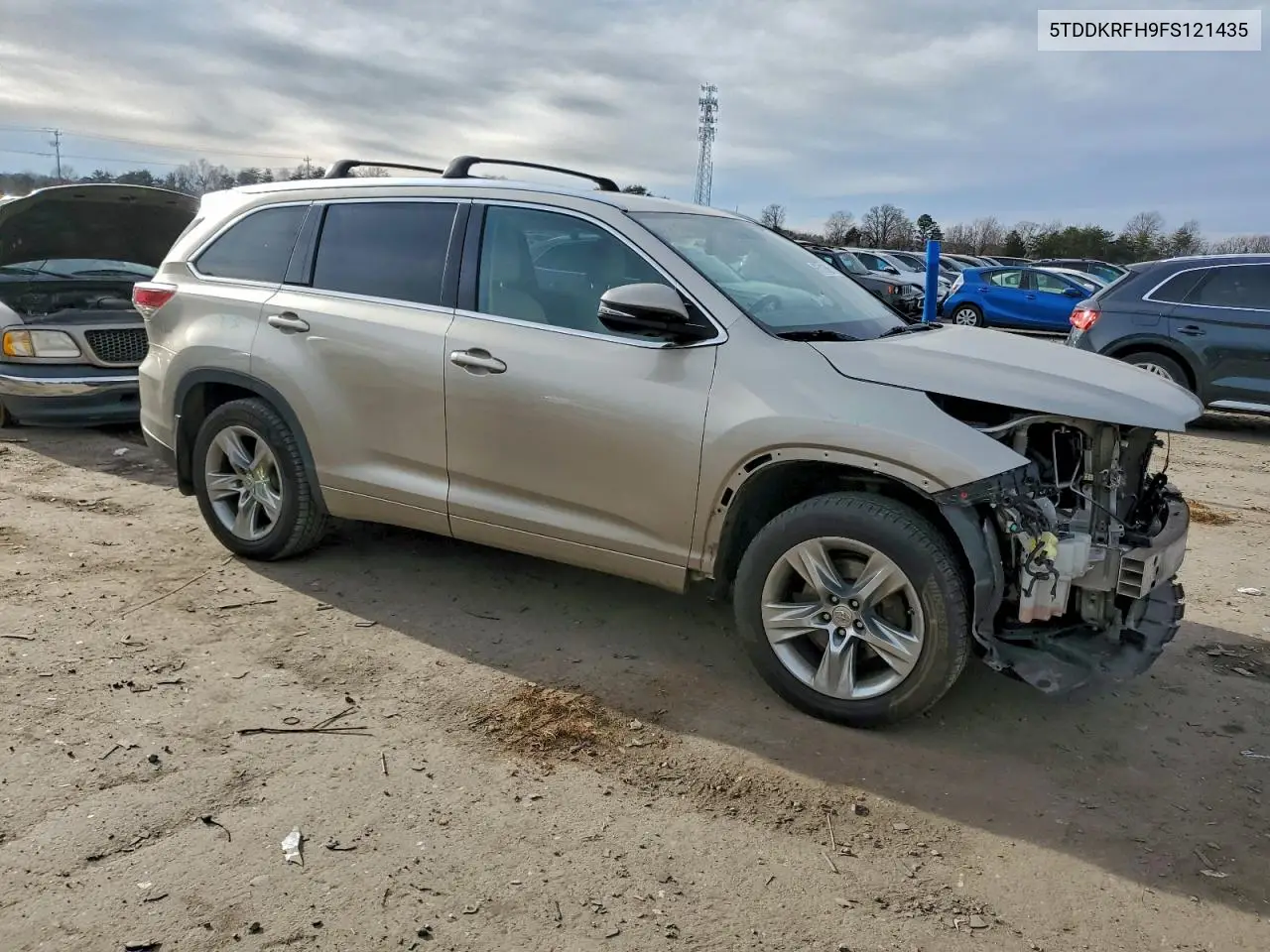 5TDDKRFH9FS121435 2015 Toyota Highlander Limited