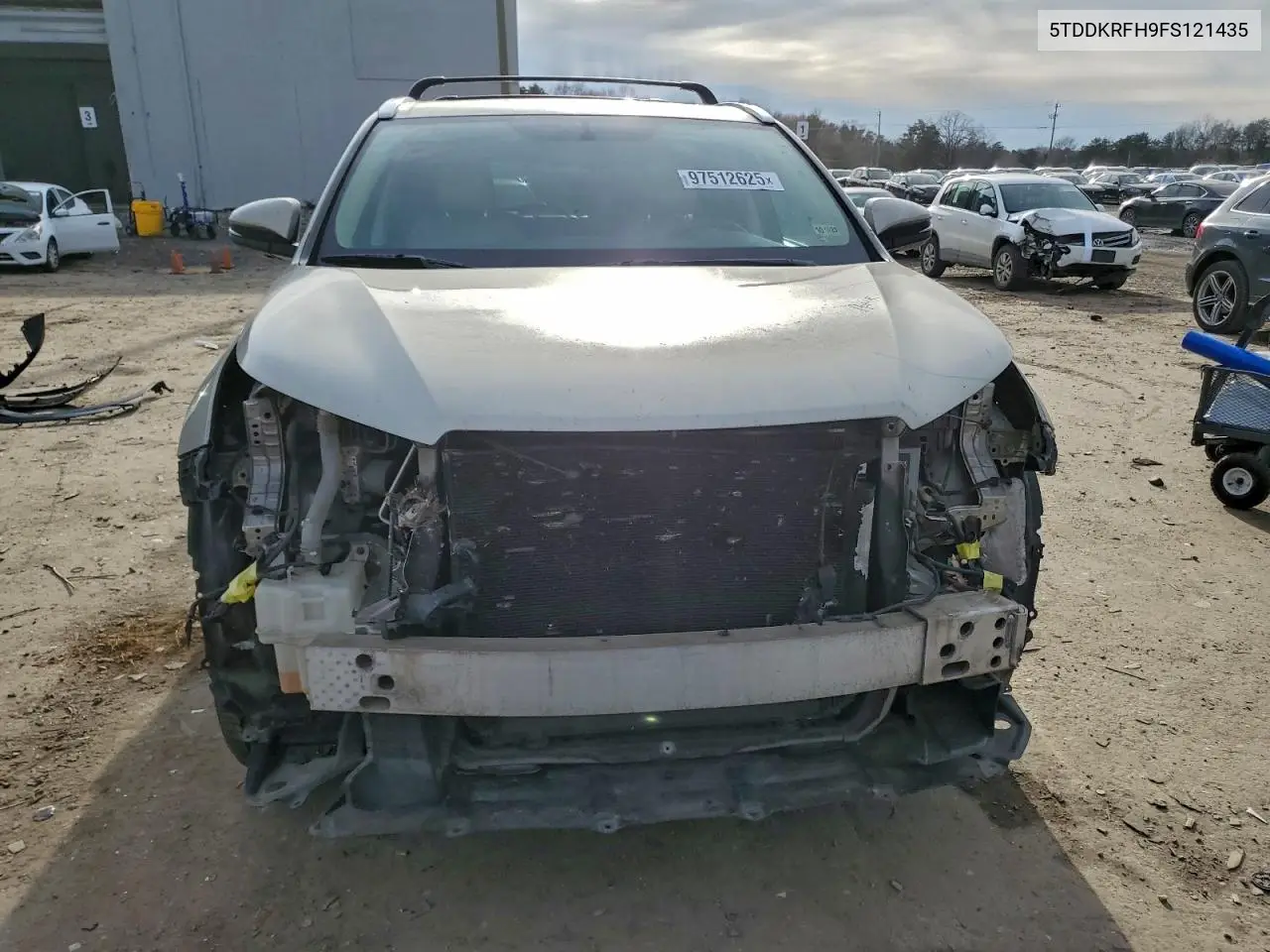 5TDDKRFH9FS121435 2015 Toyota Highlander Limited